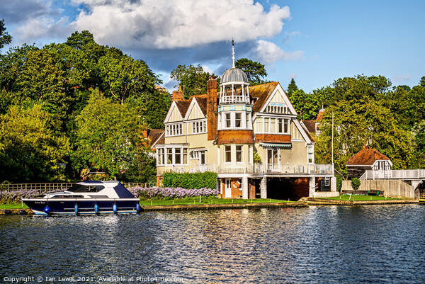 An Edwardian House By The Thames Picture Board by Ian Lewis