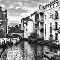 Buy canvas prints of Newbury and the River Kennet by Ian Lewis