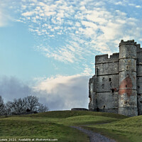 Buy canvas prints of Donnington Castle Gatehouse by Ian Lewis