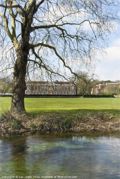 Across The Itchen to Winchester College Picture Board by Ian Lewis