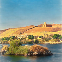 Buy canvas prints of  Across the Nile Cataracts at Aswan by Ian Lewis