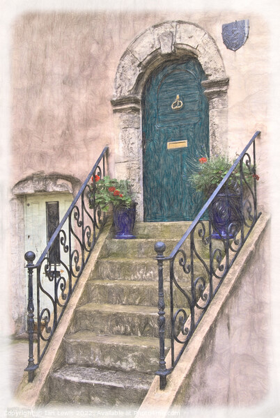 Arched Doorway in Margon Picture Board by Ian Lewis