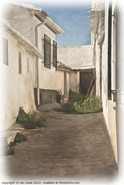 An Alleyway in Vélez Blanco Picture Board by Ian Lewis