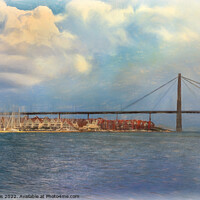 Buy canvas prints of Stavanger City Bridge by Ian Lewis