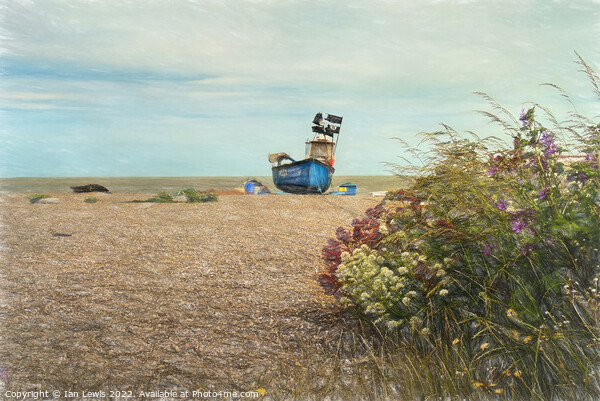 The Beach at Aldeburgh Picture Board by Ian Lewis
