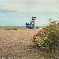 Buy canvas prints of The Beach at Aldeburgh by Ian Lewis