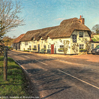 Buy canvas prints of The Four Points Inn at Aldworth by Ian Lewis