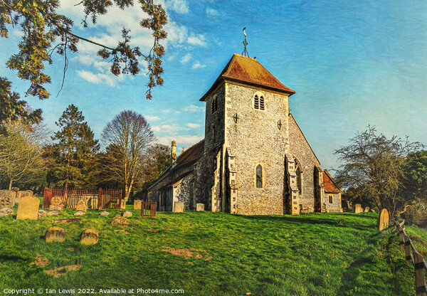 The Church at Aldworth in Berkshire Picture Board by Ian Lewis