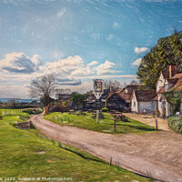 Buy canvas prints of Across The Thames Valley From Ipsden Hailey by Ian Lewis