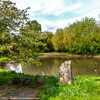 Buy canvas prints of East Ilsley Village Pond by Ian Lewis