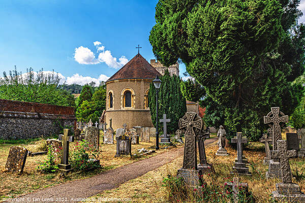The Churchyard at Goring Parish Church Picture Board by Ian Lewis