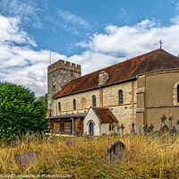 Buy canvas prints of Goring on Thames Parish Church by Ian Lewis