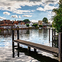 Buy canvas prints of Across The Thames At Marlow by Ian Lewis