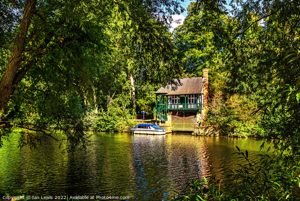 A Picturesque Boathouse Near Benson Picture Board by Ian Lewis