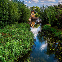 Buy canvas prints of A Peaceful Backwater By Benson Weir by Ian Lewis