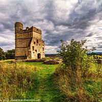 Buy canvas prints of The Remaining Tower at Donnington Castle by Ian Lewis