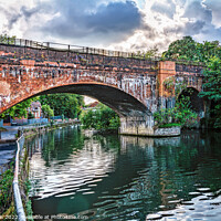 Buy canvas prints of Railway Bridge Over The Kennet by Ian Lewis