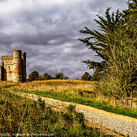 Buy canvas prints of The Pathway to Donnington Castle by Ian Lewis