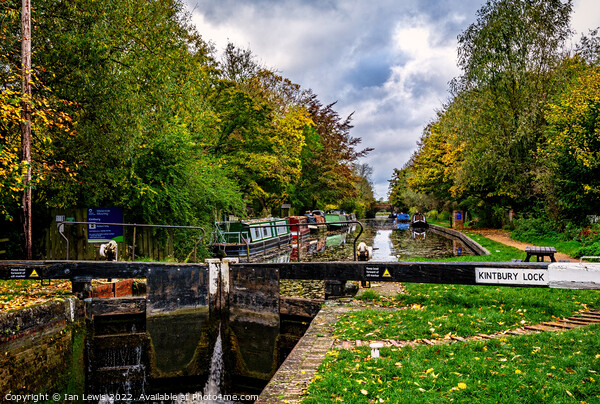 Kintbury Lock on the K & A Canal Picture Board by Ian Lewis
