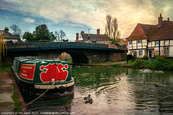 Hungerford Wharf and The Rose Picture Board by Ian Lewis