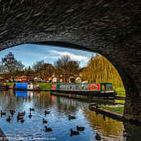 Buy canvas prints of Peaceful Haven Underneath the Bridge by Ian Lewis