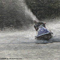 Buy canvas prints of Speed and Spray by Ian Lewis