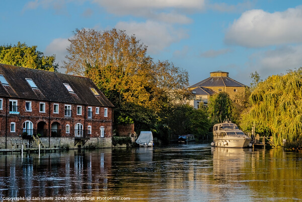 The Thames at Abingdon Picture Board by Ian Lewis