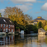 Buy canvas prints of The Thames at Abingdon by Ian Lewis