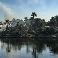 Buy canvas prints of The Banks of the Nile by Ian Lewis