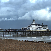 Buy canvas prints of The Pier at Eastbourne, Sussex by Ian Lewis