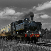 Buy canvas prints of Tank Engine 3738 by Ian Lewis