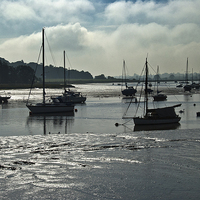 Buy canvas prints of River Deben at Woodbridge Suffolk by Ian Lewis
