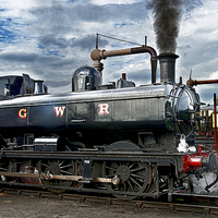 Buy canvas prints of Building a Head of Steam by Ian Lewis