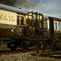 Buy canvas prints of Catching the Mail by Ian Lewis