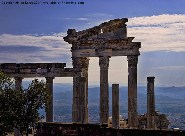 Majestic Ruins of Pergamon Picture Board by Ian Lewis