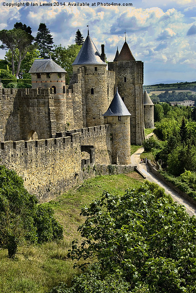 Carcassonne City Walls Picture Board by Ian Lewis