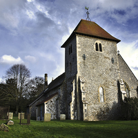 Buy canvas prints of Aldworth Parish Church by Ian Lewis