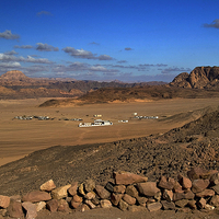 Buy canvas prints of The Sinai Desert by Ian Lewis