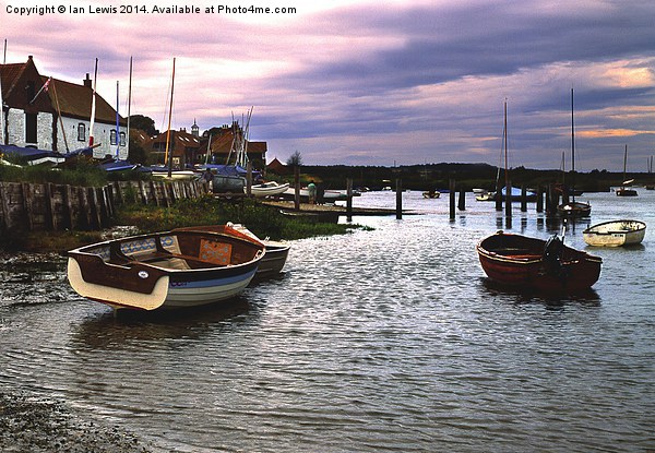 Evening at Burnham Overy Staithe Picture Board by Ian Lewis