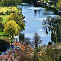 Buy canvas prints of Streatley on Thames by Ian Lewis