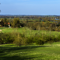 Buy canvas prints of Thames Valley from Wittenham Clumps by Ian Lewis
