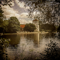 Buy canvas prints of Over the Thames to Bisham by Ian Lewis