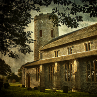 Buy canvas prints of St Margarets Church Burnham Norton by Ian Lewis