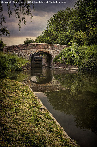 Enborne Bridge Newbury Picture Board by Ian Lewis