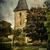 Buy canvas prints of  Bosham Church Tower by Ian Lewis