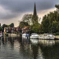 Buy canvas prints of  The Thames at Abingdon by Ian Lewis