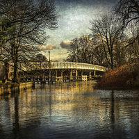 Buy canvas prints of  Whitchurch on Thames Toll Bridge by Ian Lewis