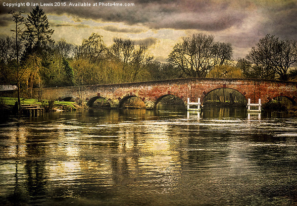  Sonning on Thames Picture Board by Ian Lewis