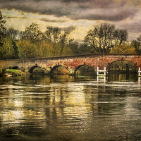Buy canvas prints of  Sonning on Thames by Ian Lewis