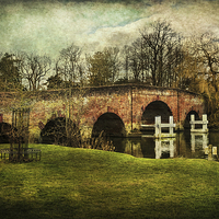 Buy canvas prints of  The Old Bridge at Sonning by Ian Lewis